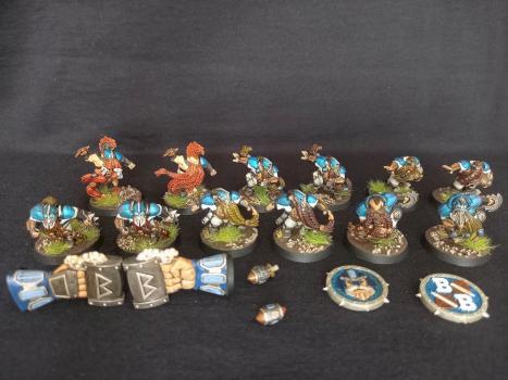 Dwarf Blood Bowl Team by figurecase