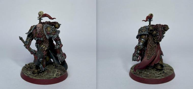 Chaos Space Marine - Chaos Lord by grueek