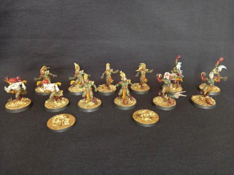 Wood Elf Blood Bowl Team by figurecase