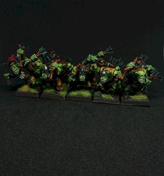 Warhammer Fantasy Orks - Orc Arrow Boys by Bauer