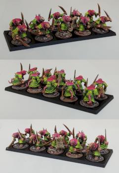 Skaven Plague Monks of Clan Pestilens by xbogx
