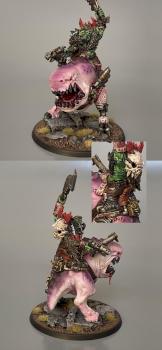 Ork Beasboss on Squigosaur by GobBoss