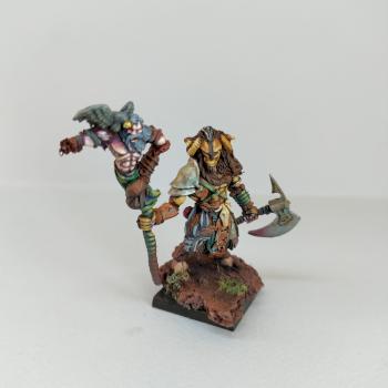 Beastmen shaman by Álvaro