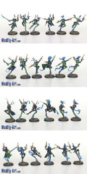 Harlequin Troupe 7 by MadFlyArtStudio