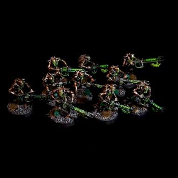 Necron Warriors by mr nobody116