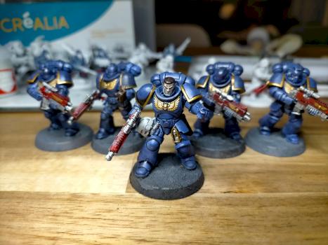 Kill team Space Marines Primaris Intercessor by Bakufun
