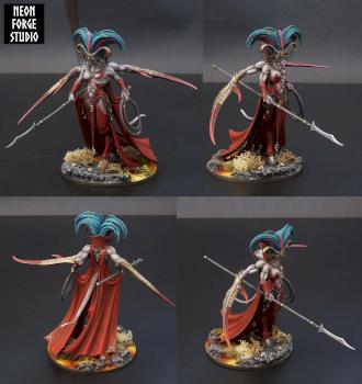 Keeper of Secrets Chaos Daemons by NeonForgeStudio