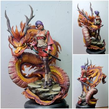 Dragon Girl, by Edy Cross 3D. by gohkm