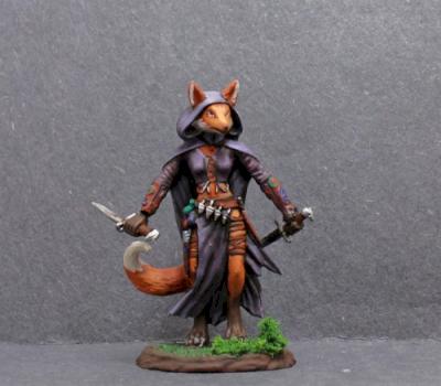 Dark Sword Female Rogue with Dual Blades by superbug983