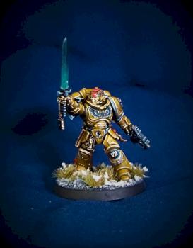 Imperial Fists Primaris Lieutenant by Kaiul