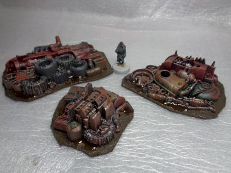 kill team octarius ork scenery junk piles by thecat