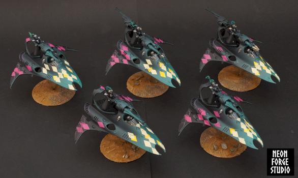 Harlequin Starweaver Voidweaver by NeonForgeStudio