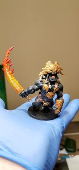 Blood Rage - Fire Giant by maldreidor