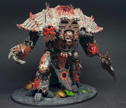 Khorne Chaos Knight by Szczur22