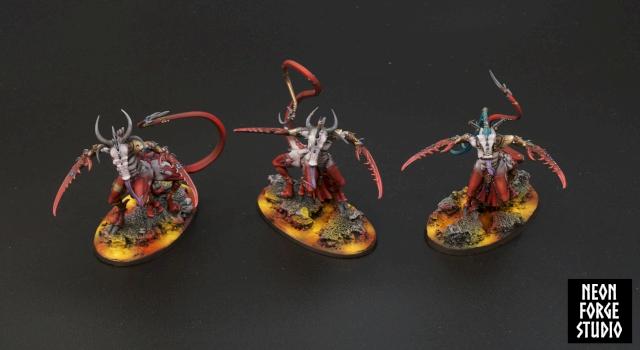 Chaos Daemons Fiends of Slaanesh by NeonForgeStudio