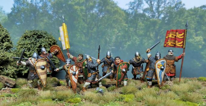 Victrix Norman infantry by jibster