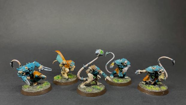 bloodbowl skavens by grueek