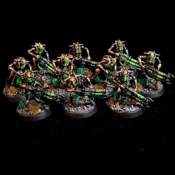 Necron Warriors by mr nobody116
