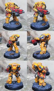 Heavy Intercessor Gunner Imperial Fist Primaris by CerberusXt