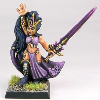 Dark Elf Sorceress by golgfag