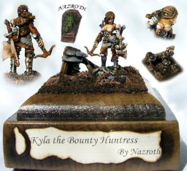 Kyla Bounty Hunter on LARGE BASE by Nazroth by Nazroth