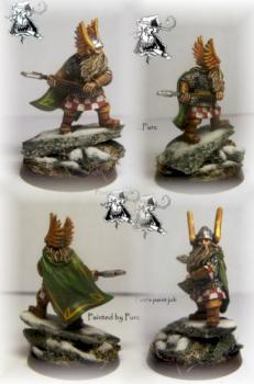 Lotr Dwarf Captain Corversion -Pozdro600 by Purc