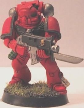Blood Angels Tactical Marine by popsickle