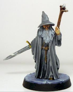 LoTR painting contest Gandalf (front) by BlackJax