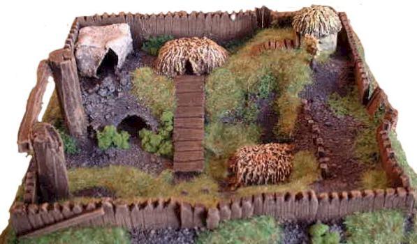 greenskins 10mm warmaster outpost by tazdechartres
