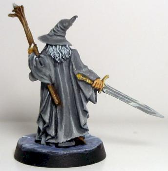 LoTR painting contest Gandalf (rear) by BlackJax
