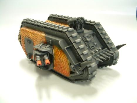 Flaming Chaos Landraider by execter