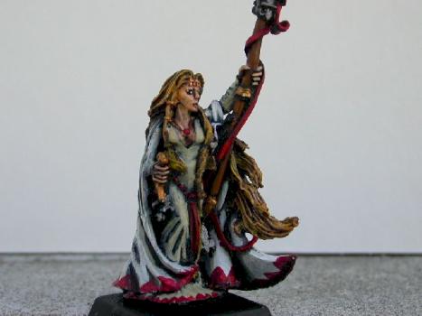 Bretonnian Sorceress, Empire Mage, White Mage by DragonMRU