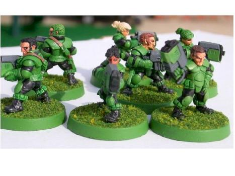 7 member Grymm storm squad by gamingdog