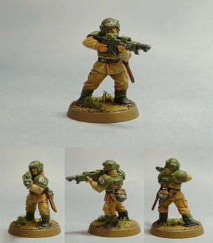 Imperial Guard Cadian Guardsman by toyogre
