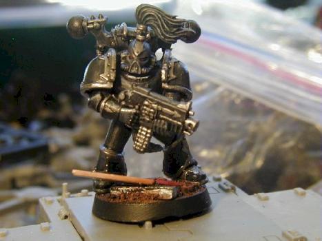 Black Legion Test Mini by Mandragore