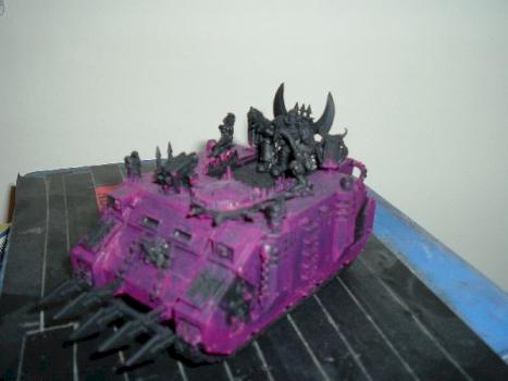 the slaanesh pimp rhino by magnus the red123
