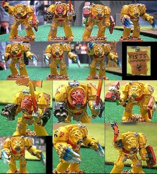 Imperial Fists - Assault Terminators by Inferno40K