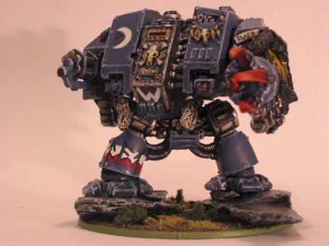 Space Wolf Venerable Dreadnought by channymassive