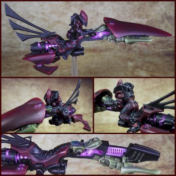 Altansar Eldar Aeldari Windrider Jetbike by HungryCatapilla