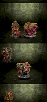 Dwarfs (female and male) -Atlantis and Scibor miniatures- by algente