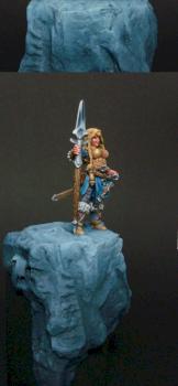 Bregan the Valkyrie (28mm) by melihov