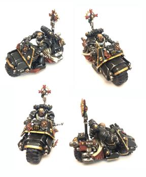 Black Templar Biker Sergeant by Bartolomeus777