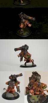 Hordes Minions Gun Boar by figurecase