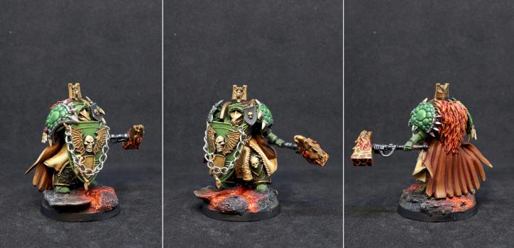 (Warhammer 40 000 - Space Marines) Captain Lysander (Salamanders conversion) by Alex Fox