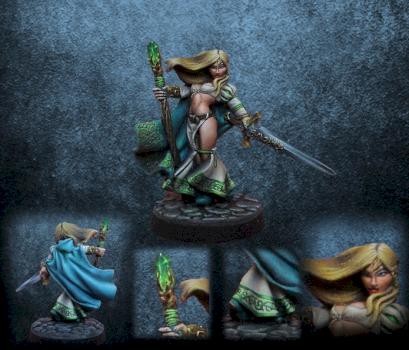 Alastriel Elf Sorceress by algente