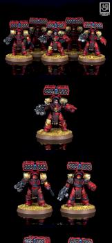 Blood Ravens Cataphractii- erminators by Cyminad