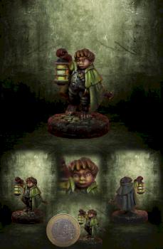Bergamot, Halfling Scout (Reaper Bones) by algente