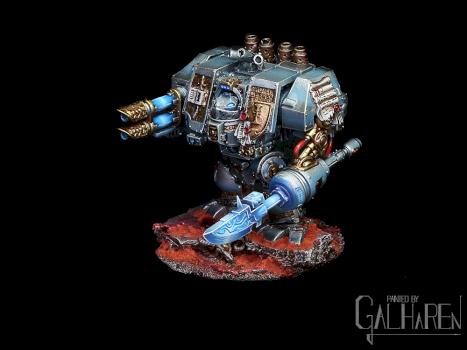 Grey Knights Dreadnought by Galharen