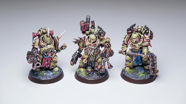 Plague Marines by blacksparrow