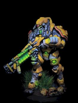 Suryat assault heavy infantry(multi rifle + light flamethrower) by Guaboa